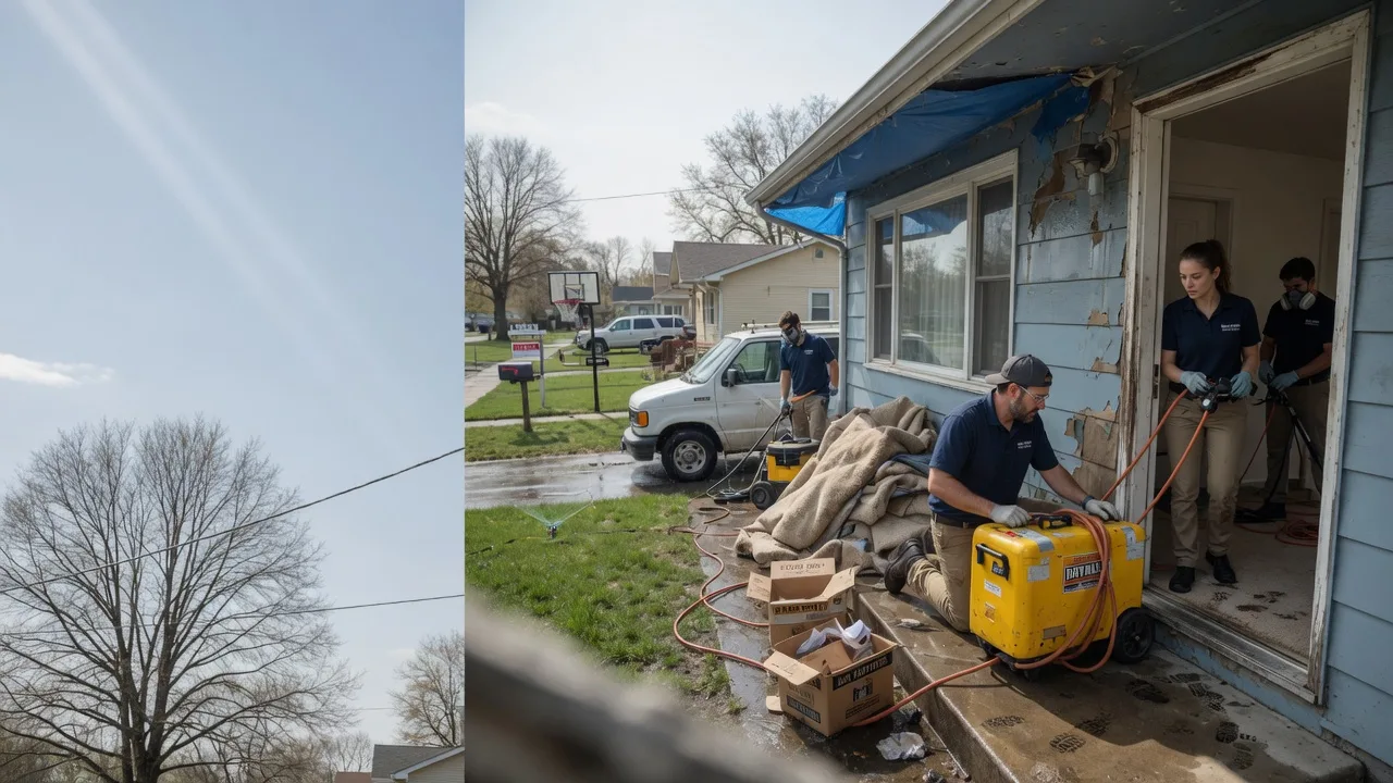 Basement Flood Cleanup in Kindred, ND near me